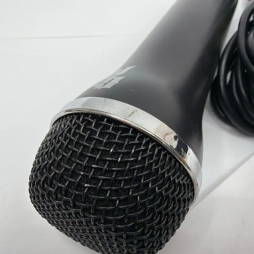Guitar Hero Wired USB Microphone MINE-UR20 Black Tested Working